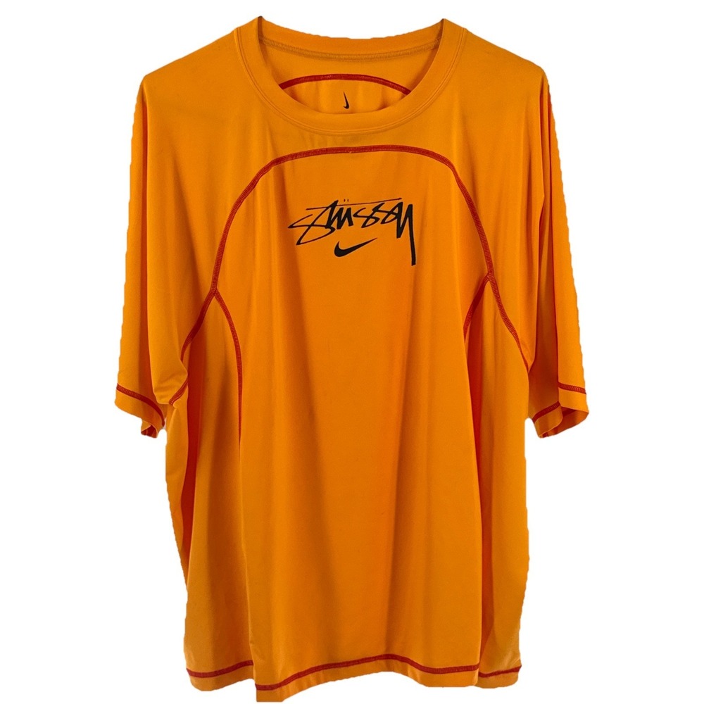 Nike x Stüssy UV Top Orange Size XL – Rare Collab – Preowned